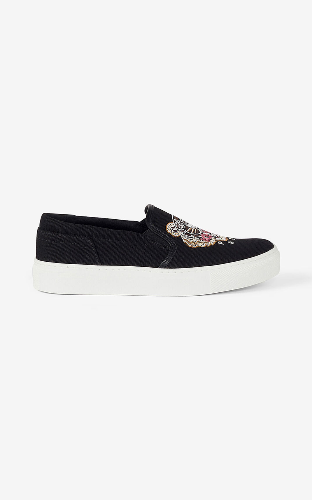 Kenzo K Skate Tiger slip on Tornacipő Női Fekete | ID.513905